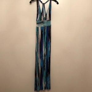 NWOT Aqua Halter Maxi Dress Size Medium